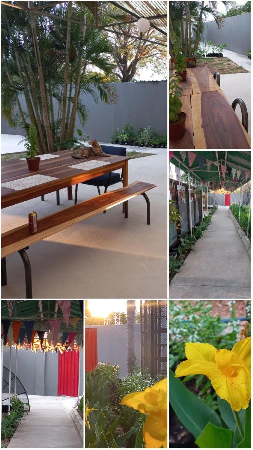 A collage showcasing various aspects of Urban Farm Haus