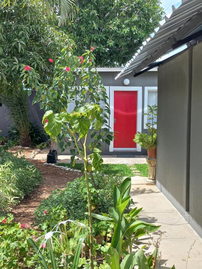 Another view of our signature red door and entrance area